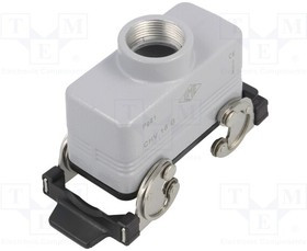 CNEM24T, Разъем для тяжелых условий, 24+PE сигнал, CNE Series, Insert, 24 Contacts, Штекер, Винтовой Контакт