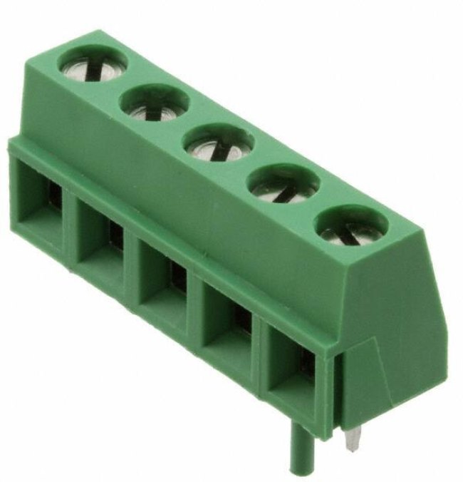 3-282836-3, Fixed Terminal Blocks TERMI-BLOK PCB MOUNT 90 5P Ke