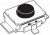 B3U-1100PB, Микропереключатель TACT; SPST-NO; Пол: 2; 0,05A/12ВDC; SMT; нет