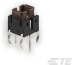 FSMIJ62AA04, Switch Tactile OFF (ON) SPST Rectangular Button PC Pins 0.05A 12VDC 500000Cycles 1.57N Thru-Hole