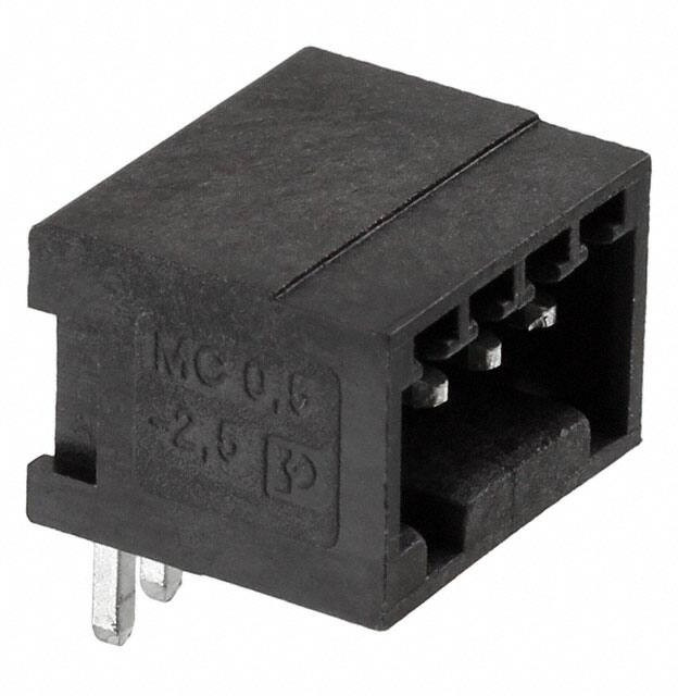 1963447, Pluggable Terminal Blocks 4 Pos 2.5mm pitch Through Hole Header