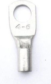 Наконечник ТМЛ под пайку листовой изогнутый 6кв.мм М2 под винт d5мм (уп.100шт) DKC 2CT75