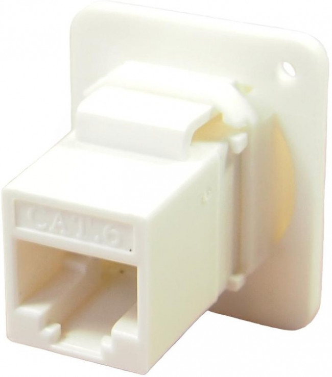 CP30222XW, Соединитель, FT, Кат: 6, Конф: 8p8c, гнездо RJ45, с обеих сторон