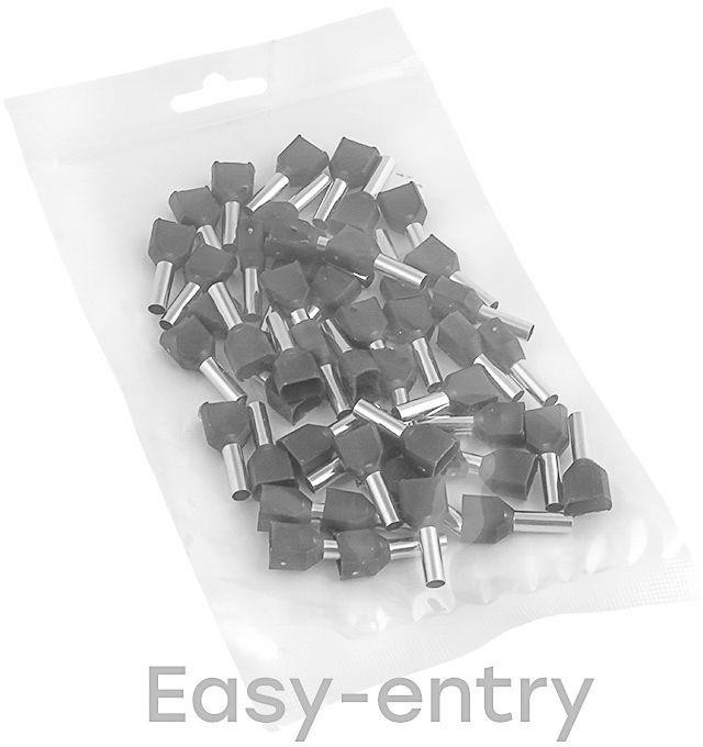 Наконечник штыревой втулочный изол. НШвИ(2) 4-12 (уп.50шт) EKF nhvi2-4.0-12