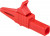 BU-65-2, Crocodile Clip 4 mm Connection, Nickel-Plated Steel Contact, 30A, Red BU-65-2, Crocodile Clip 4 mm Connection, Nickel-Plated Steel Contact, 30A, Red