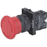NP2-ES542 (40мм), Кнопка "грибок" с фиксацией красная OFF-ON