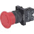 NP2-ES542 (40мм), Кнопка "грибок" с фиксацией красная OFF-ON
