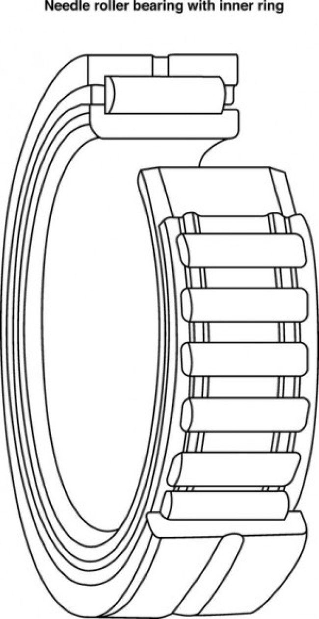 NKI 22/20 22mm I.D Needle Roller Bearing, 34mm O.D