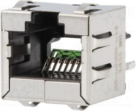 SS-60300-014, Гнездо, RJ45, PIN: 8, Кат: 6a, экранированный, Конф: 8p8c