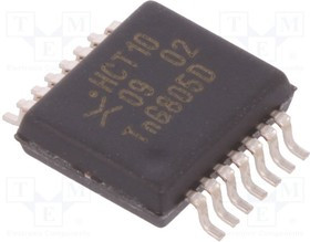 74HCT10DB.112, IC: цифровая; NAND; Ch: 3; IN: 3; CMOS,TTL; SMD; SSOP14; HCT; -40?125°C