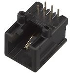 215876-1, Розетка 6P6C (RJ25) на плату