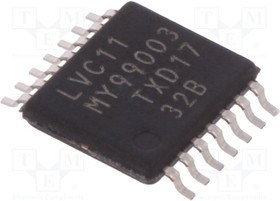 74LVC11PW.112, IC: цифровая; AND; Ch: 3; IN: 3; CMOS,TTL; SMD; TSSOP14; LVC; -40?125°C 74LVC11PW.112, IC: цифровая; AND; Ch: 3; IN: 3; CMOS,TTL; SMD; TSSOP14; LVC; -40?125°C