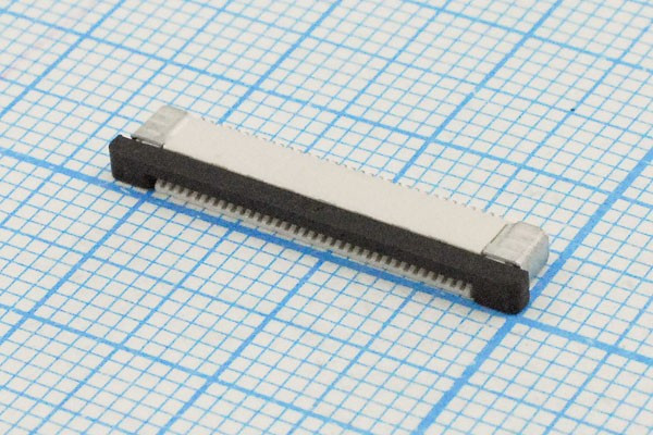 Гнездо FPC, P0,5, 34HP, шлейф, FPC-B-34, SMD; №2087 гн FPC\P0,5\34HP\ шлейф\FPC-B-34\SMD