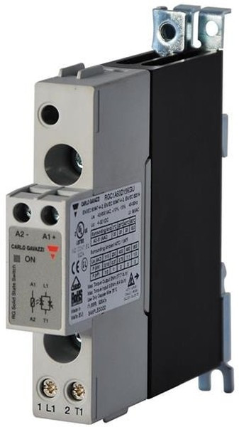 RGC1A23A15KGU, Реле: полупроводниковое, Uупр: 20-275ВAC, 20А, 24-240ВAC, -40-80°C