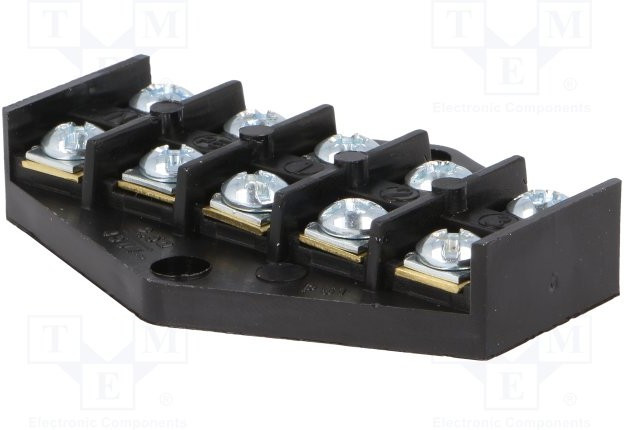 SI-ZPT5-2.5, Клеммник, зажим под винт, 2,5мм2, 450В, 16А, Кол-во полюс: 5