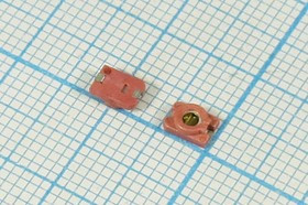 Конденсатор подстроечный 5,5~20,0 пФ,100В, SMD, +85C, TSC3S520T1,красный ; №13877 КПодстр 5,5~20,0 п