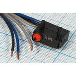 Микропереключатель , размер 15x 6 x13, 3А, переключение ON-(ON), размер концевика H3, КВП303-130GA3