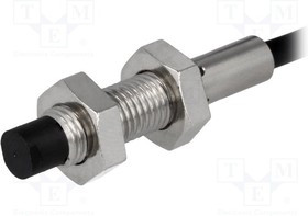 E2BS08KN02WPC12M, Датчик индуктивный, 10-30ВDC, М8, Подключение провод 2м, IP67