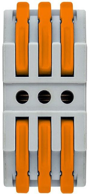 Клемма строительно-монтажная СМК проходная 222-423 3п 0.08-4кв.мм (уп.25шт) PROxima EKF plc-smk-423