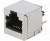 RJJS88141E7V058, Гнездо, RJ45, PIN: 8, Кат: 6a, экранированный, Конф: 8p8c, THT, угловой