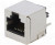 RJJS88141E7V058, Гнездо, RJ45, PIN: 8, Кат: 6a, экранированный, Конф: 8p8c, THT, угловой