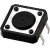 1243HIM-160G-G, кнопка тактовая 12х12 h=4.3мм