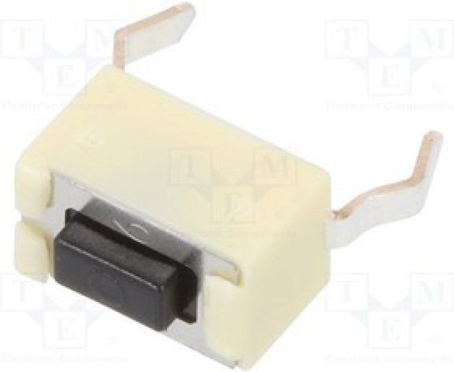 EVQPE504K, Микропереключатель TACT, SPST, Пол: 2, 0,05A/12ВDC, 6x3,5x3,5мм