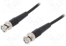 KO8858100-SW, Измерительный провод, 2х вилка BNC "папа", Дл: 1м, черный, 1ГГЦ