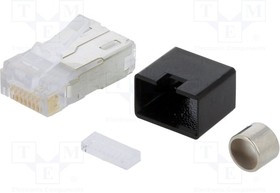 940-SP-360808-A161, Вилка; RJ45; PIN: 8; экранированный; Конф: 8p8c; IDC,обжим