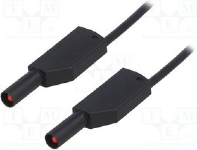 SLK410-E/N-20021, Измерительный провод, 19А, с осевым гнездом 4мм, Uном: 1кВ, Дл: 2м SLK410-E/N-20021, Измерительный провод, 19А, с осевым гнездом 4мм, Uном: 1кВ, Дл: 2м