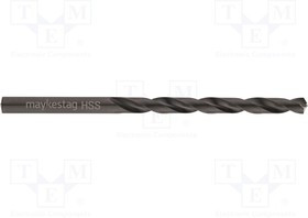 0050100800100, Сверло; графит,сталь,легированная сталь,сплав меди,чугун; HSS