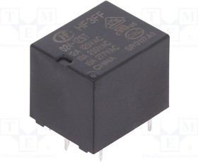 HF3FF/024-1ZST, Реле: электромагнитное, SPDT, Uобмотки: 24ВDC, 10A/277ВAC, 10А
