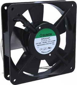 DP203AT2122LSL, Вентилятор осевой, 230В AC, 120x120x25мм, подшипник скольжения, 78(±7%) куб.м/ч, 35д