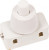 36-3012, Выключатель-кнопка 250V 2А (2с) ON-OFF белый (PBS-17A) (для настольной лампы)