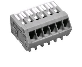 218-104, Клеммная колодка типа провод к плате, 2.5 мм, 4 вывод(-ов), 28 AWG, 20 AWG, 0.5 мм², Зажим 218-104, Клеммная колодка типа провод к плате, 2.5 мм, 4 вывод(-ов), 28 AWG, 20 AWG, 0.5 мм², Зажим