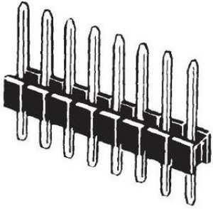 XG8V-0331, Headers &amp; Wire Housings 3 POS 2.54mm Sldr ST Thru-Hole