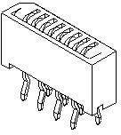 52806-1610, FFC / FPC разъем, 1 мм, 16 контакт(-ов), Гнездо, Easy-On 52806, Сквозное Отверстие