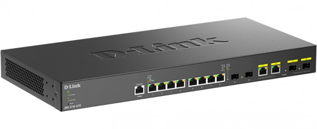 D-Link DXS-1210-12TC/B1A PROJ Настраиваемый L2+ коммутатор с 8 портами 10GBase-T, 2 портами 10GBase-X SFP+ и 2 комбо-портами 10GBase-T/SFP+ D-Link DXS-1210-12TC/B1A PROJ Настраиваемый L2+ коммутатор с 8 портами 10GBase-T, 2 портами 10GBase-X SFP+ и 2 комбо-портами 10GBase-T/SFP+