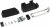 DS25S, MHED Series Thermoplastic Angled, Straight D Sub Backshell, 25 Way, Strain Relief DS25S, MHED Series Thermoplastic Angled, Straight D Sub Backshell, 25 Way, Strain Relief