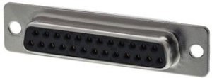 HDBB-25S-05, Разъем D-Sub; PIN: 25; вилка; "мама"; пайка; HD; П HDBB-25S-05, Разъем D-Sub; PIN: 25; вилка; "мама"; пайка; HD; П