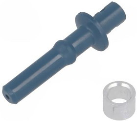 HFBR-4511Z, Разъем VL одинарный синий + обжимное кольцо