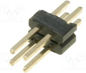 ZL320-2X2P, Штыревой, IDC, "папа", PIN 4, прямой, 1,27мм, THT, 2x2, позолота