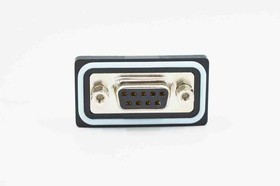 CDFS7W2203L411, CDFS 7 Way Panel Mount Solder D-sub Connector Socket, 2.77mm Pitch, with 4-40 Screw Locks