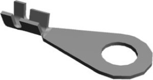 42508-2, Uninsulated Ring Terminal, M4 Stud Size, 0.2mm² to 0.6mm² Wire Size