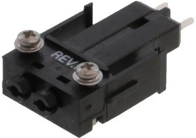 106045-3000, Fiber Optic Connectors BLC MULTIMODE 2 POS SCW MNT MM127.0 BLK