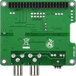 MIKROE-1767, RaspyPlay4, Hi-Fi звуковая карта для Raspberry Pi Model B+ / Pi 2