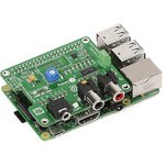 MIKROE-1767, RaspyPlay4, Hi-Fi звуковая карта для Raspberry Pi Model B+ / Pi 2
