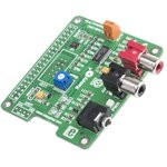 MIKROE-1767, RaspyPlay4, Hi-Fi звуковая карта для Raspberry Pi Model B+ / Pi 2
