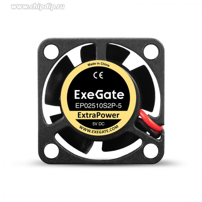 EX295188RUS, Вентилятор 5В DC ExeGate ExtraPower EP02510S2P-5 (25x25x10 мм, Sleeve bearing (подшипник скольжения), 2pin, 12000RPM, 26dBA) EX295188RUS, Вентилятор 5В DC ExeGate ExtraPower EP02510S2P-5 (25x25x10 мм, Sleeve bearing (подшипник скольжения), 2pin, 12000RPM, 26dBA)