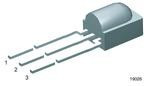 TSSP58038, Infrared Receivers IR sensor IC 38kHz